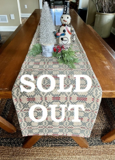 PATRIOTS KNOT GREEN/TAN/RED PLACEMAT AVAIL JAN 2024